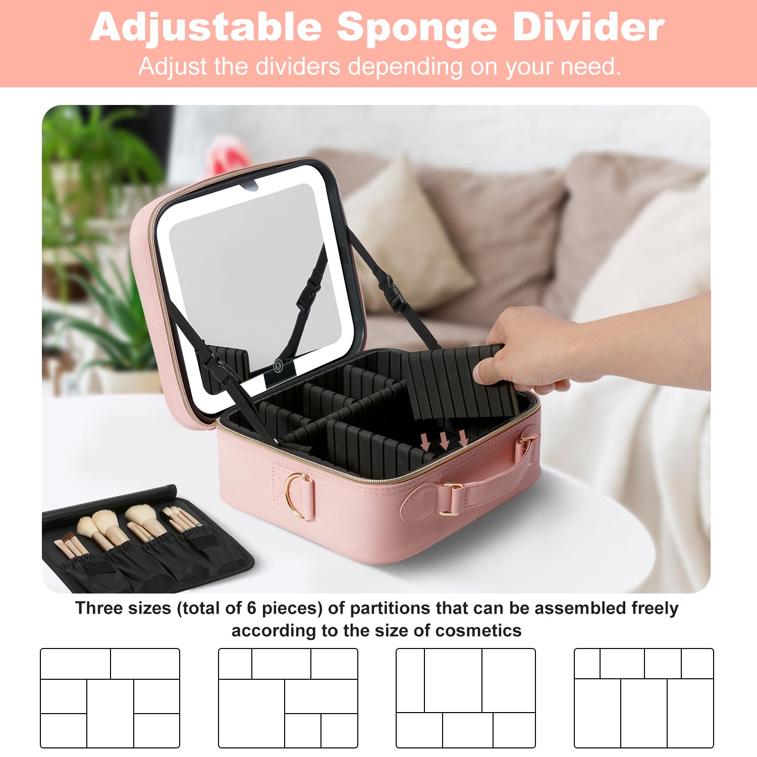 Mocado makeup bag USB‑C charging for convenient power