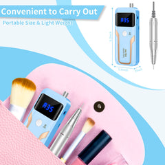 MOCOWIND aluminum handpiece provides low heat and quiet operation during sessions.