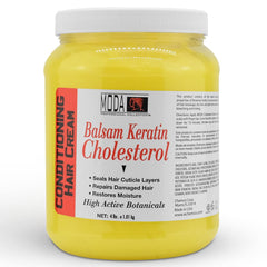 MODA Cholesterol Deep Conditioning Cream jar front showing premium moisture benefits.