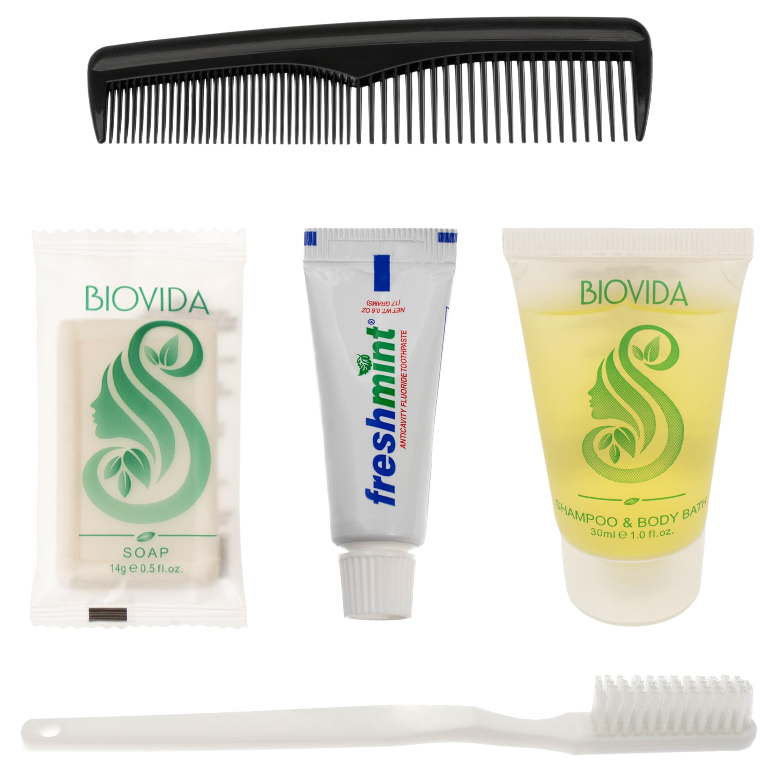 Moda West 96 Hygiene Kit travel essentials visible in compact travel packs for easy packing.