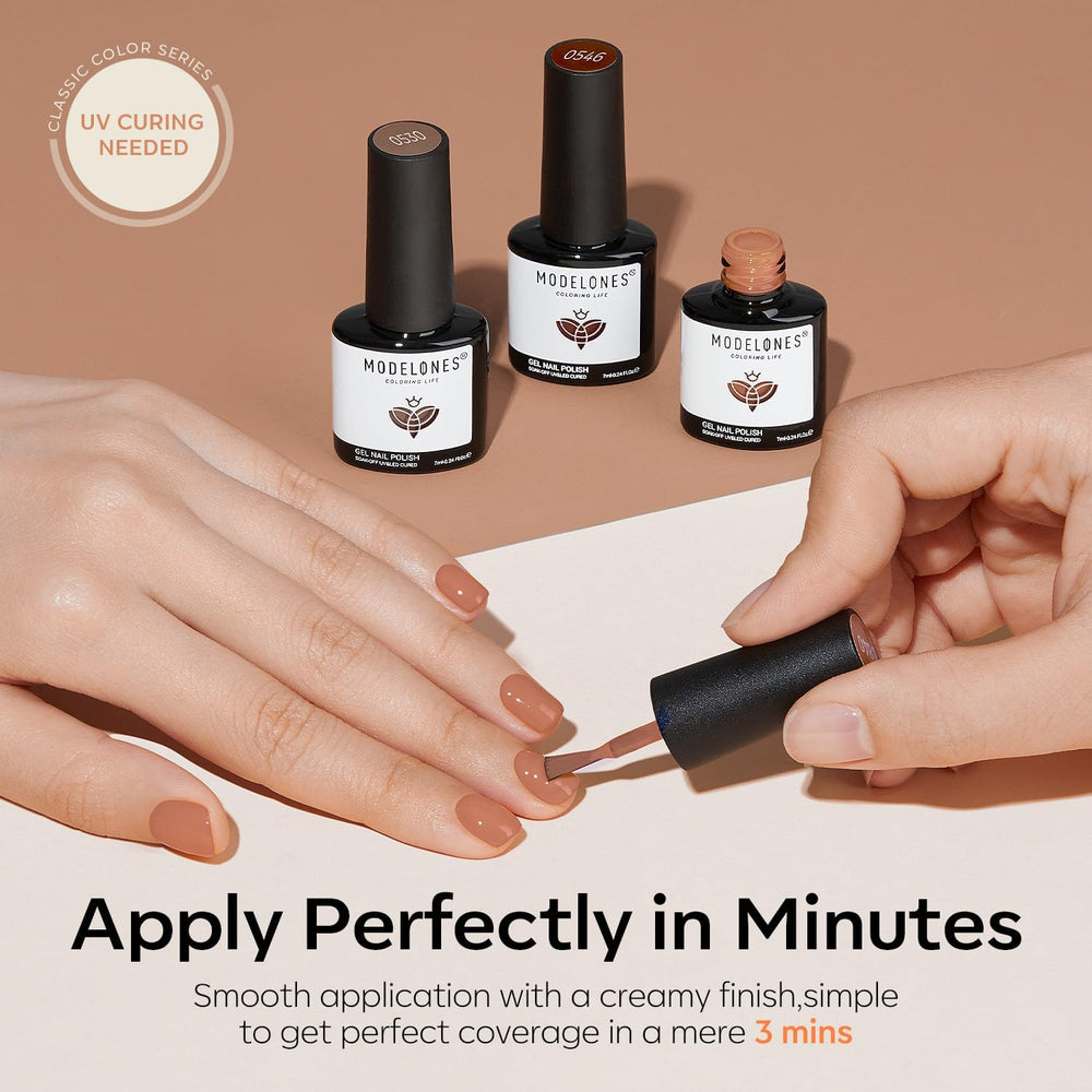 Modelones gel polish formula with 11 non-toxic ingredients