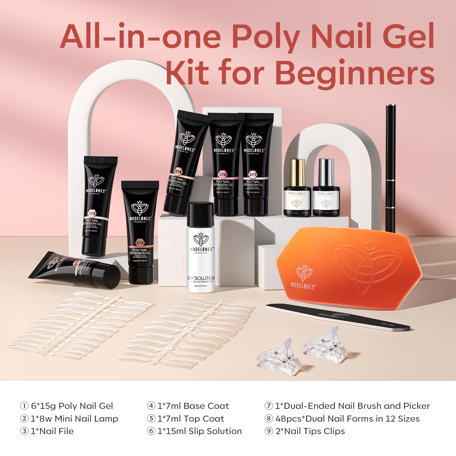 Modelones 8W nail lamp demonstrates quick curing