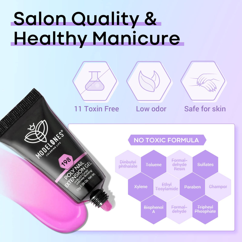 Modelones 9-color glitter set packaging ideal for gifting