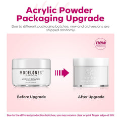 Modelones nude acrylic powder for subtle, everyday, natural looking nails