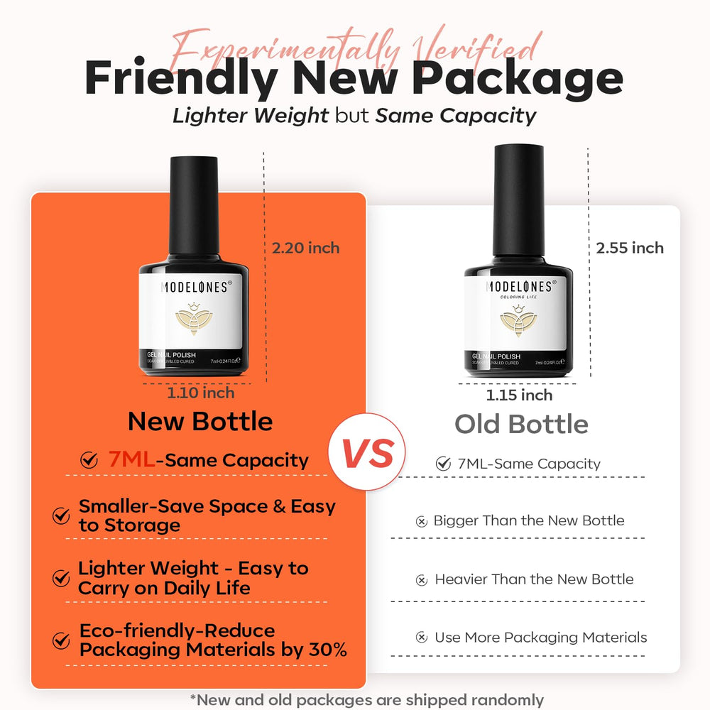 Modelones at-home soak-off gel manicure saves time with easy removal.