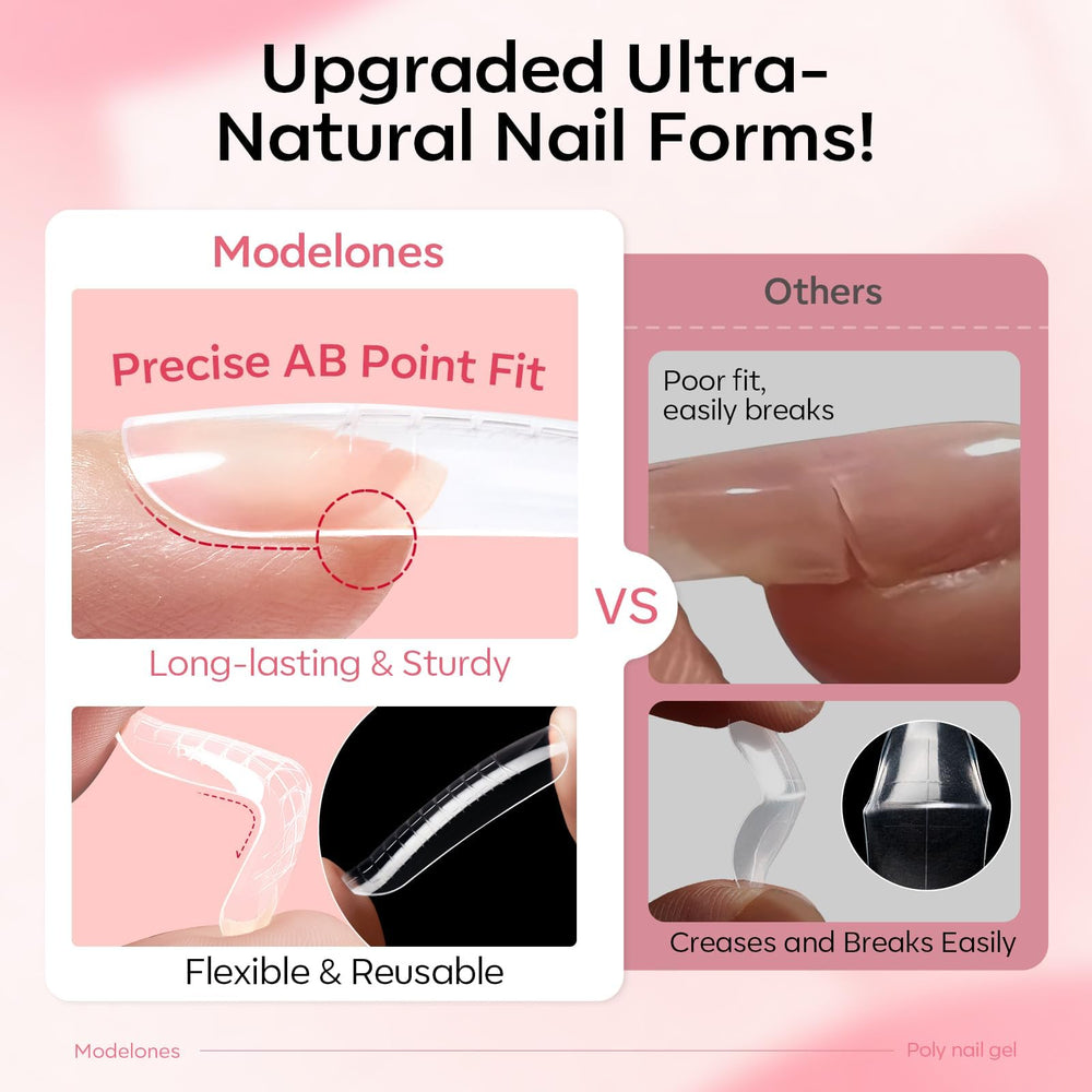 Modelones base and top coat bottles securing glossy, chip-resistant finish for longer wear