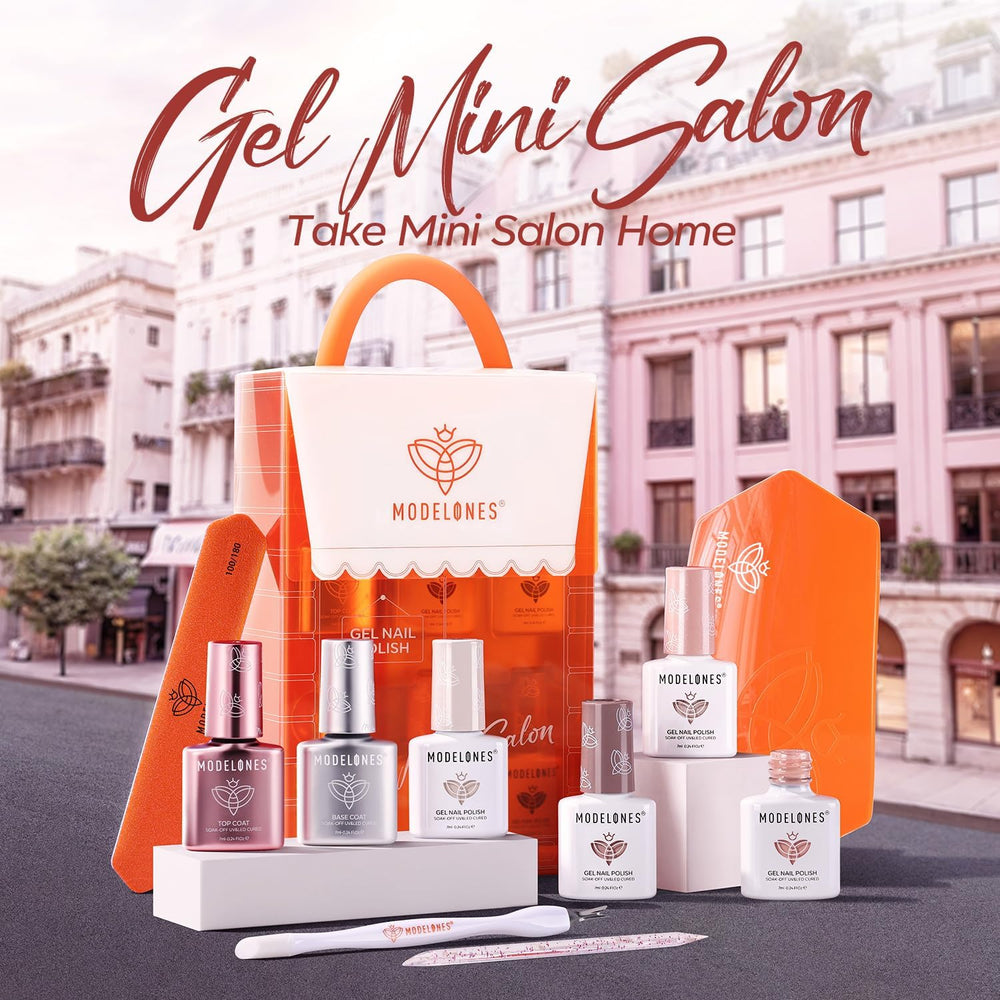 Modelones Base Top Coat seals color for lasting shine