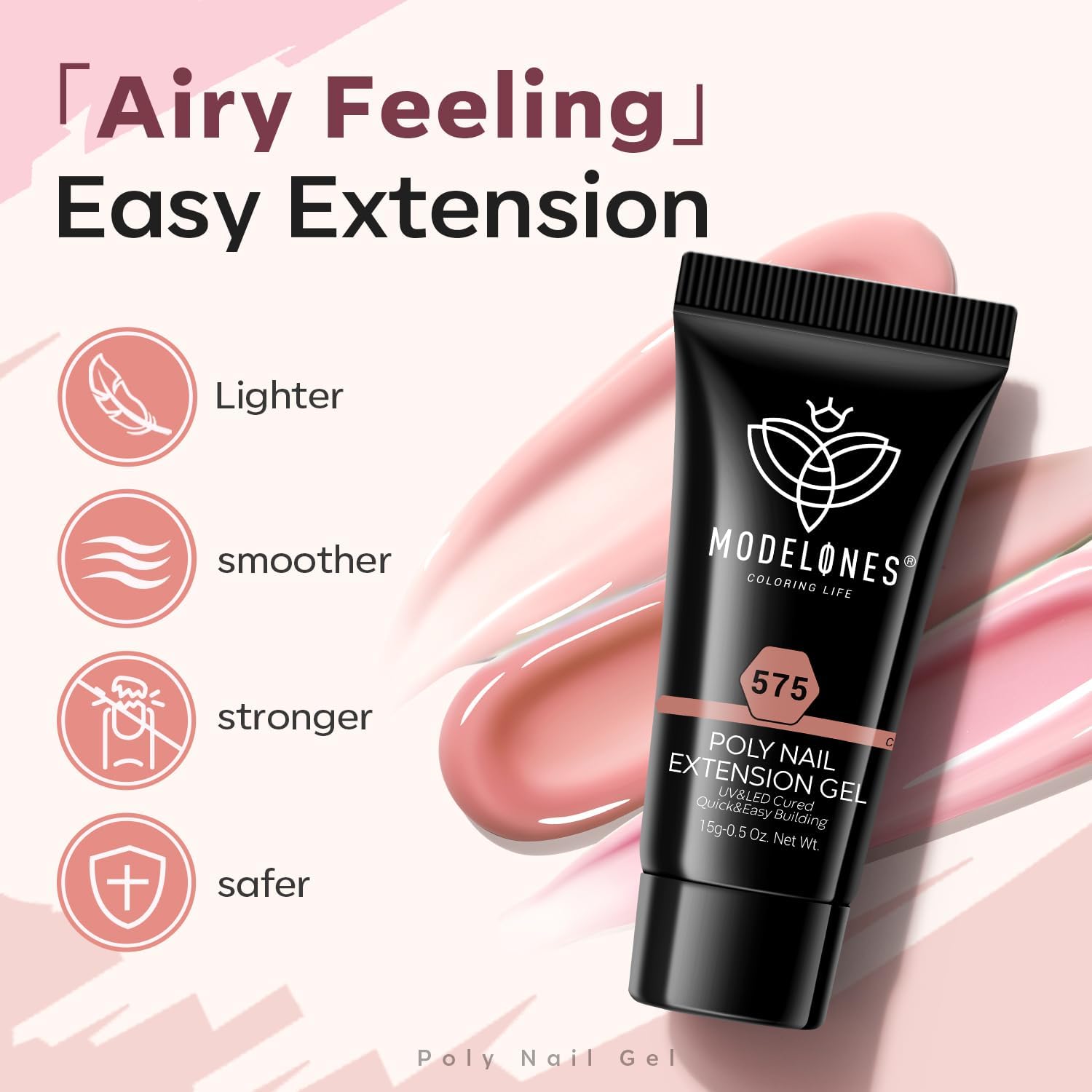 modelones beginner-friendly poly gel application guidance