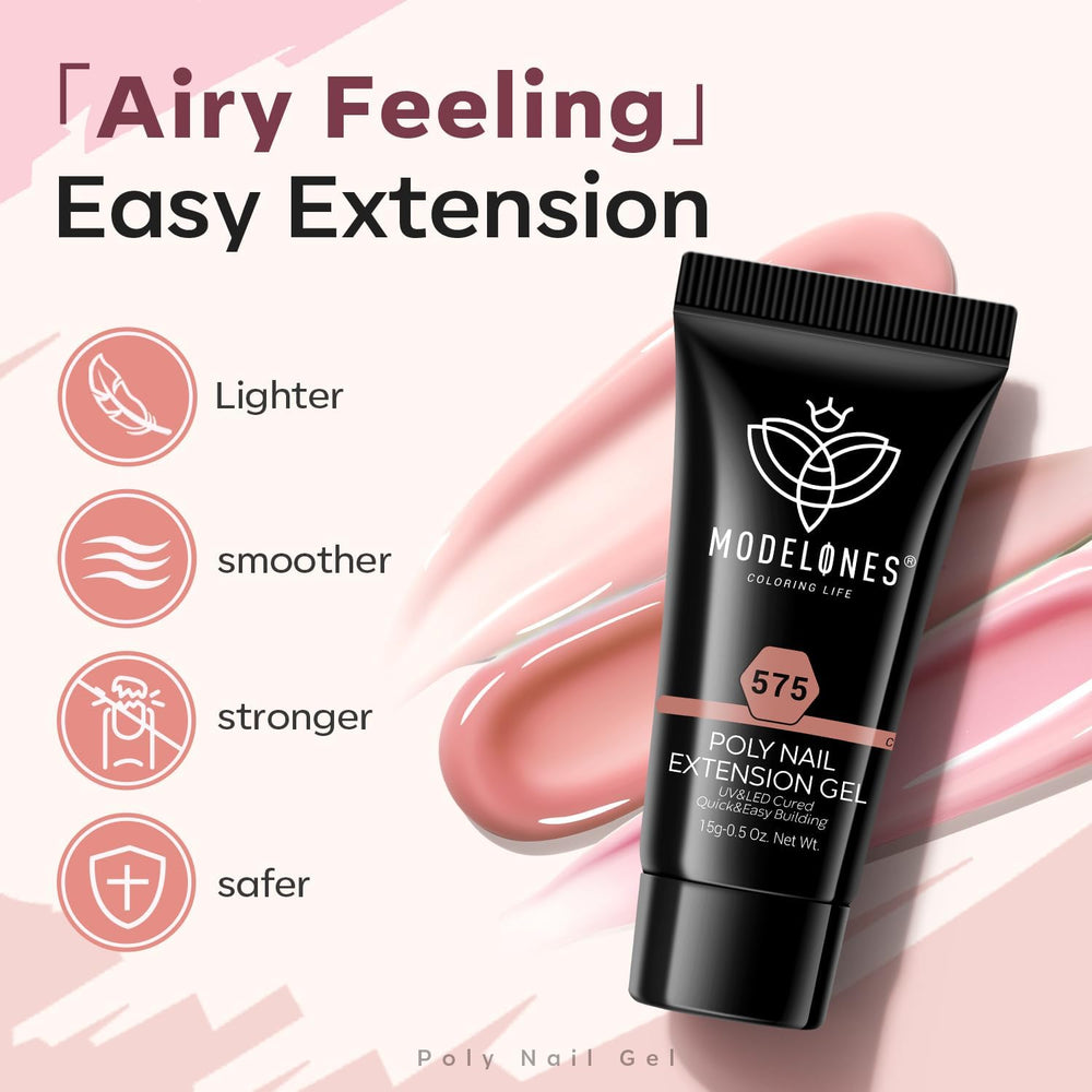 modelones beginner-friendly poly gel application guidance