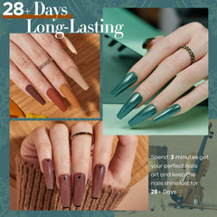 Modelones brown gel polish shade for versatile chic nail art