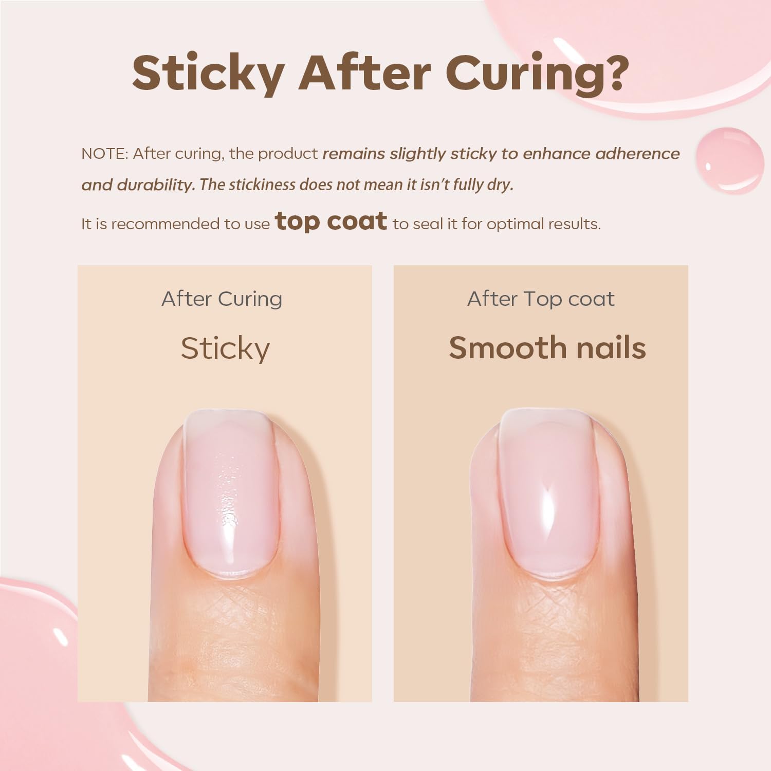 Modelones Builder Nail Gel base coat application demonstrated on nail tip