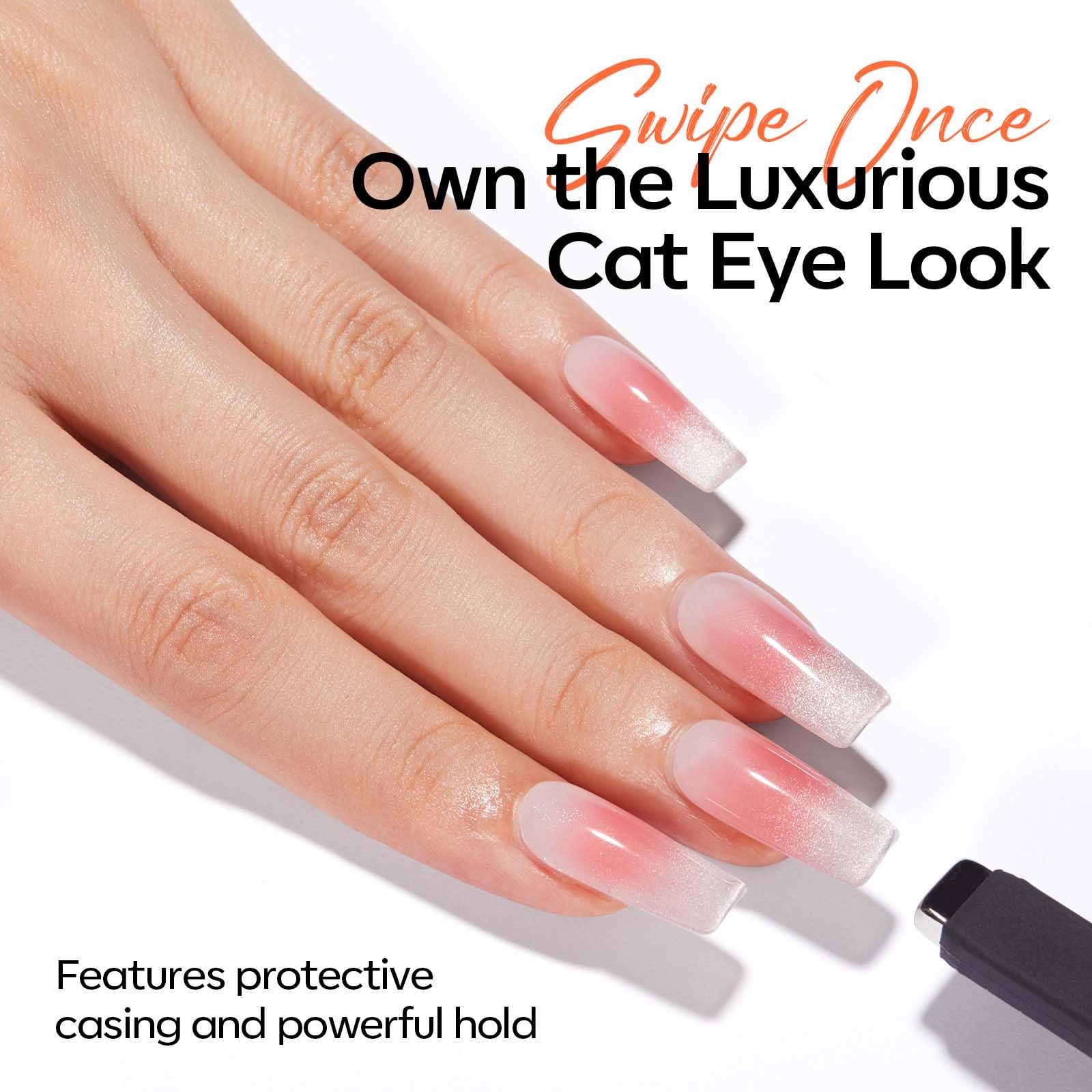 Modelones Cat Eye Nails tips and pattern ideas for beginners.