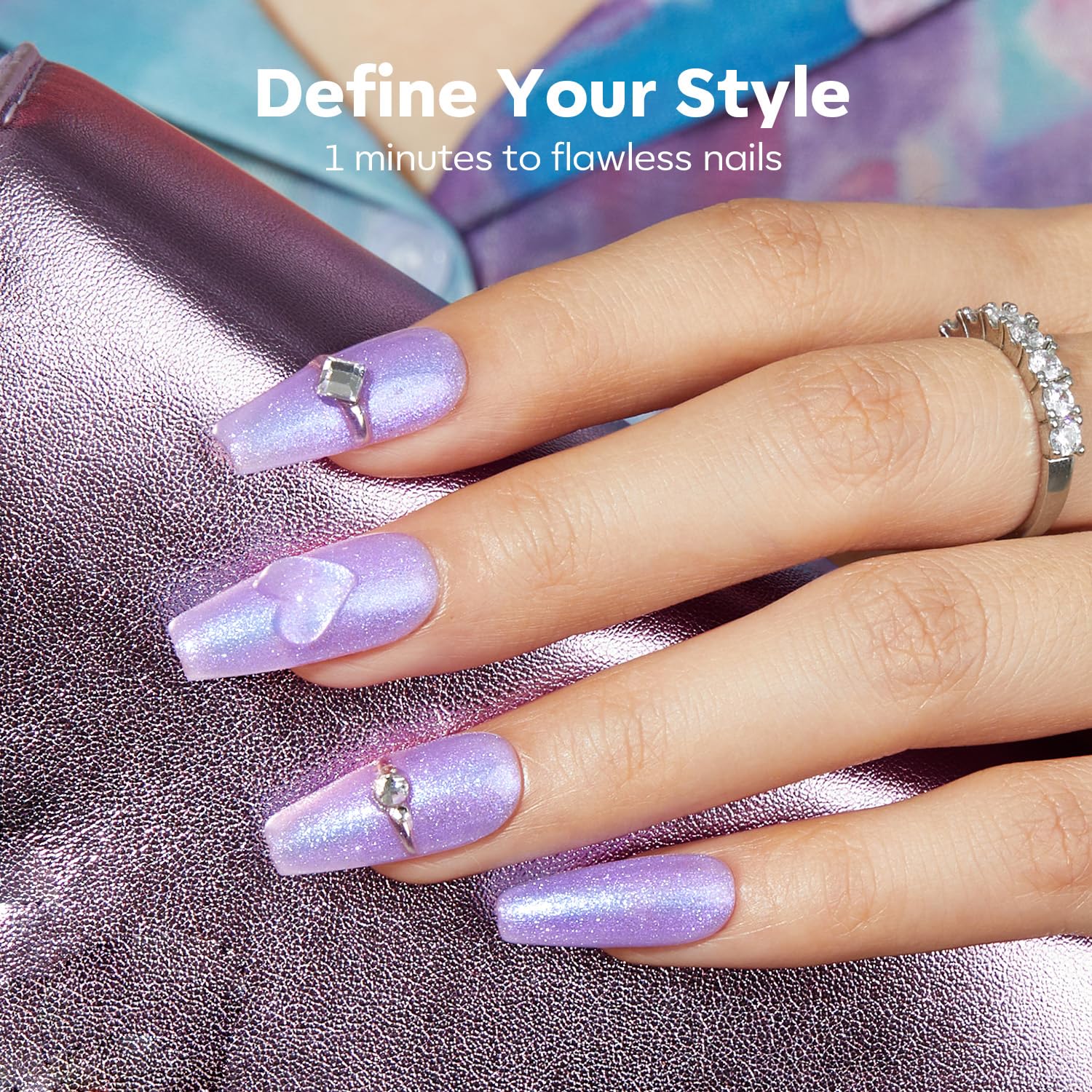 Modelones Chameleon pink shade for bold, quick-drying manicures
