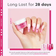 Modelones chip resistant bubble free formula shown in swatch