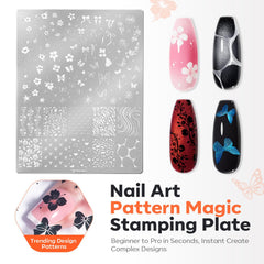 Modelones chrome-powder-proofs add dazzling metallic accents to nail art for luxury finish.