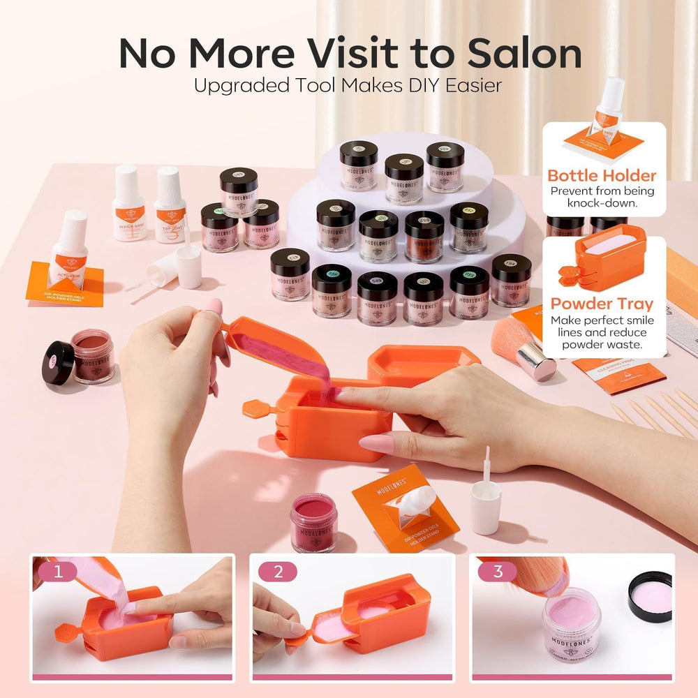 Modelones compact nail kit storage for organized manicures