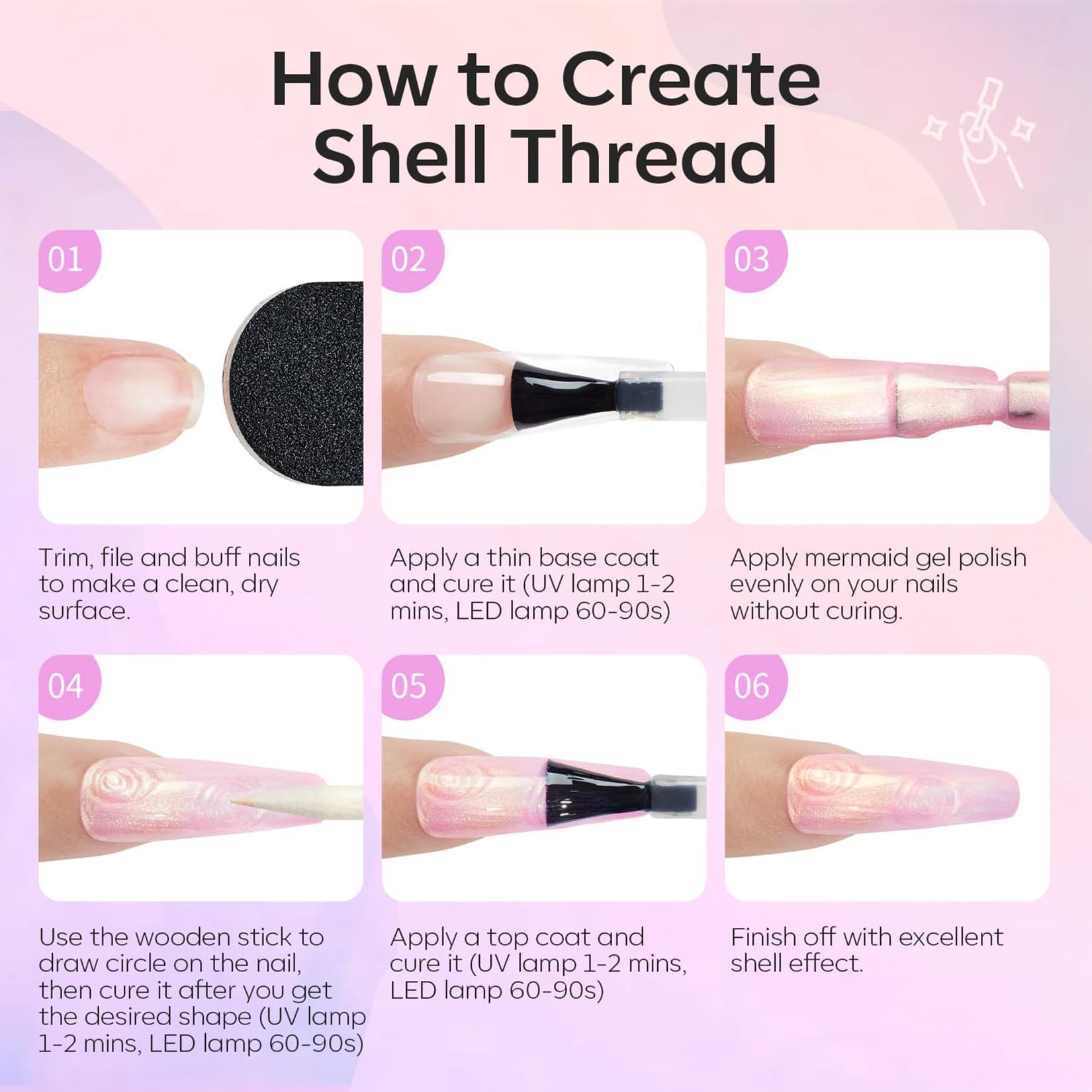 Modelones cruelty-free toxin-free formula supports healthy nails with low odor.