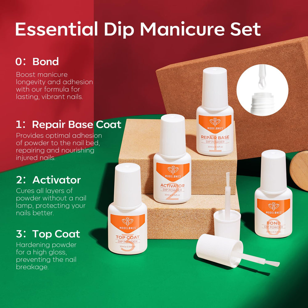 Modelones orange dip color creates warm seasonal style