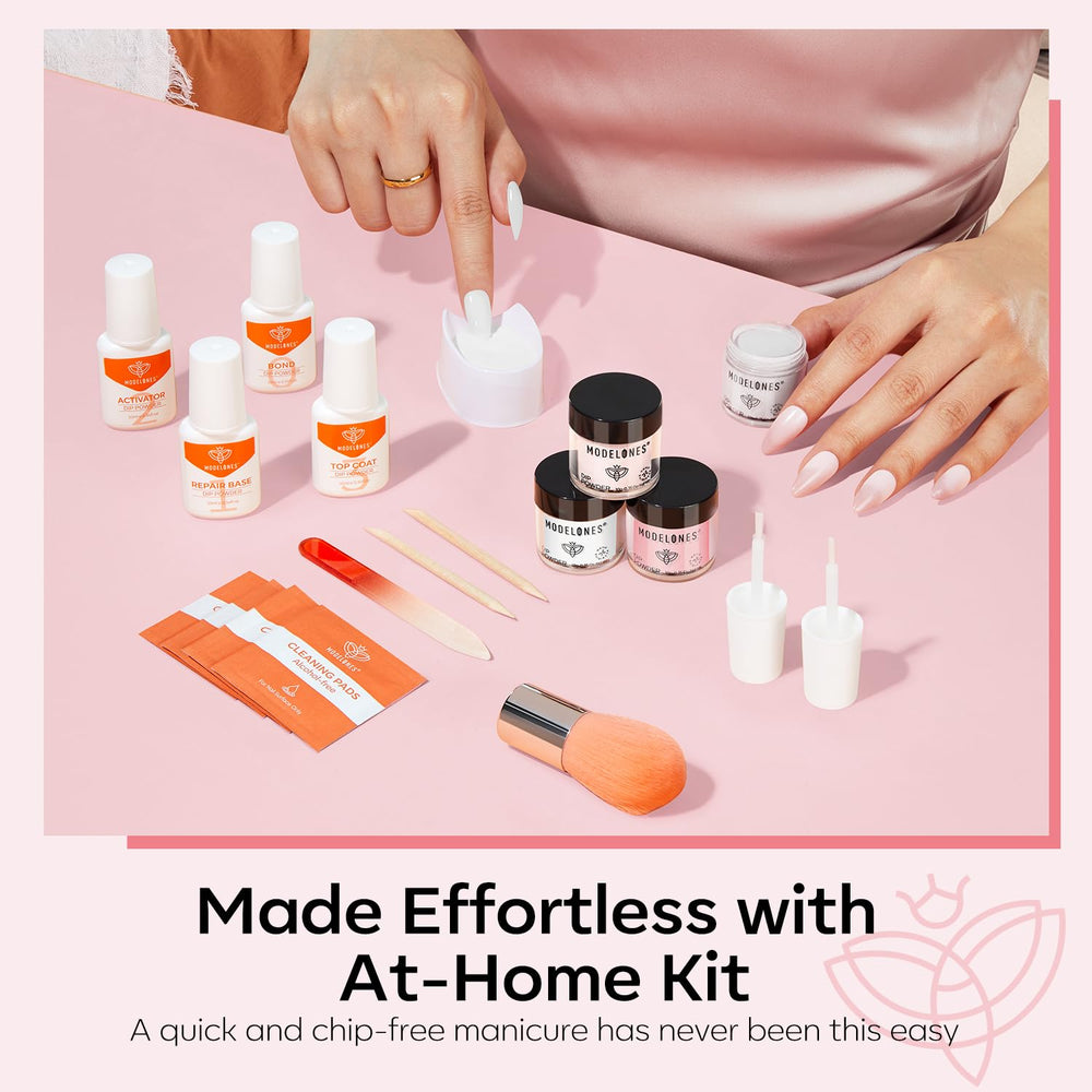 Modelones base coat bottle strengthens nails and builds durable layers