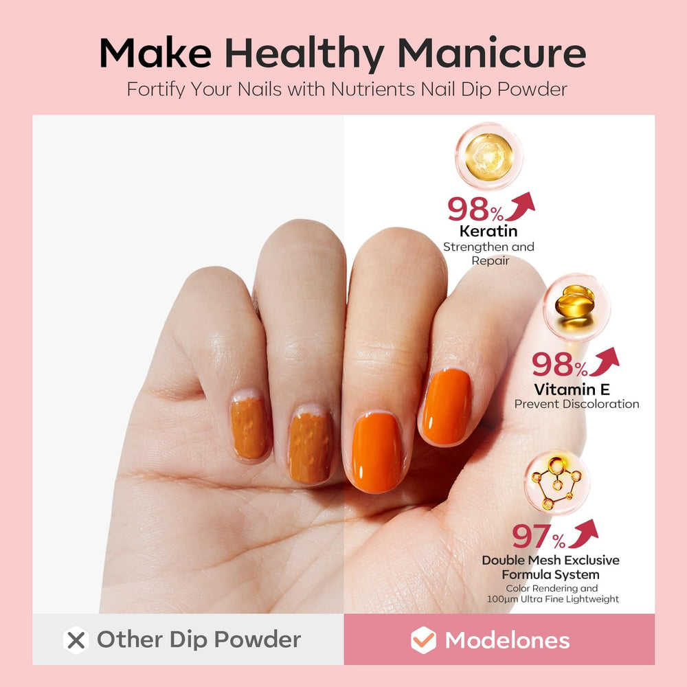 Modelones nail sticks and wipes setup supports precise, mess-free powder application