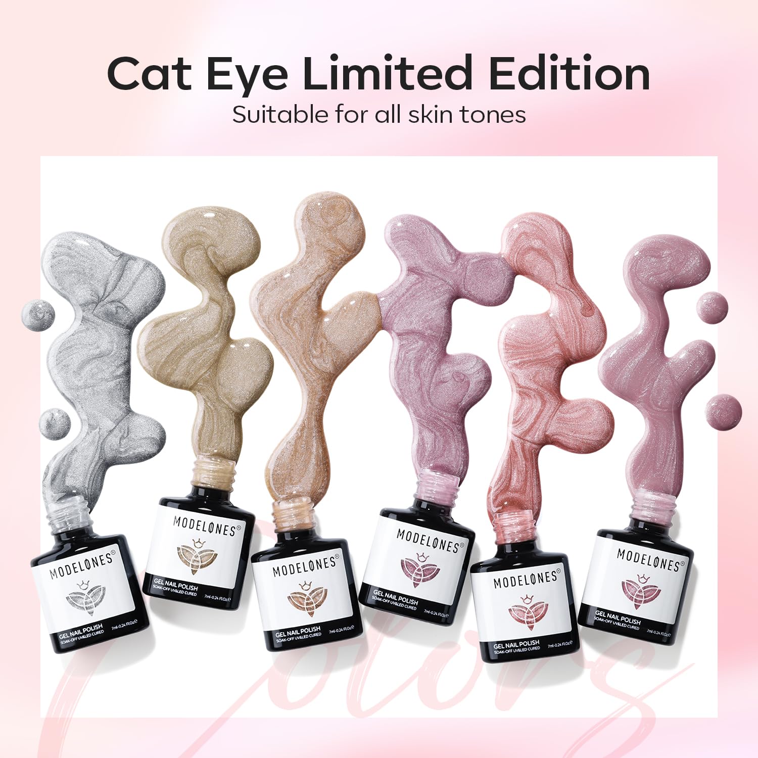 Modelones easy-application self-leveling formula swatch