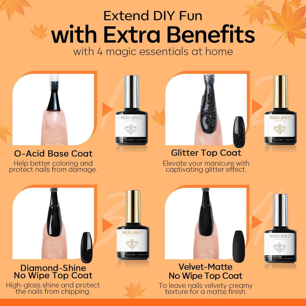 Modelones easy-glide brush enables smooth, even gel application