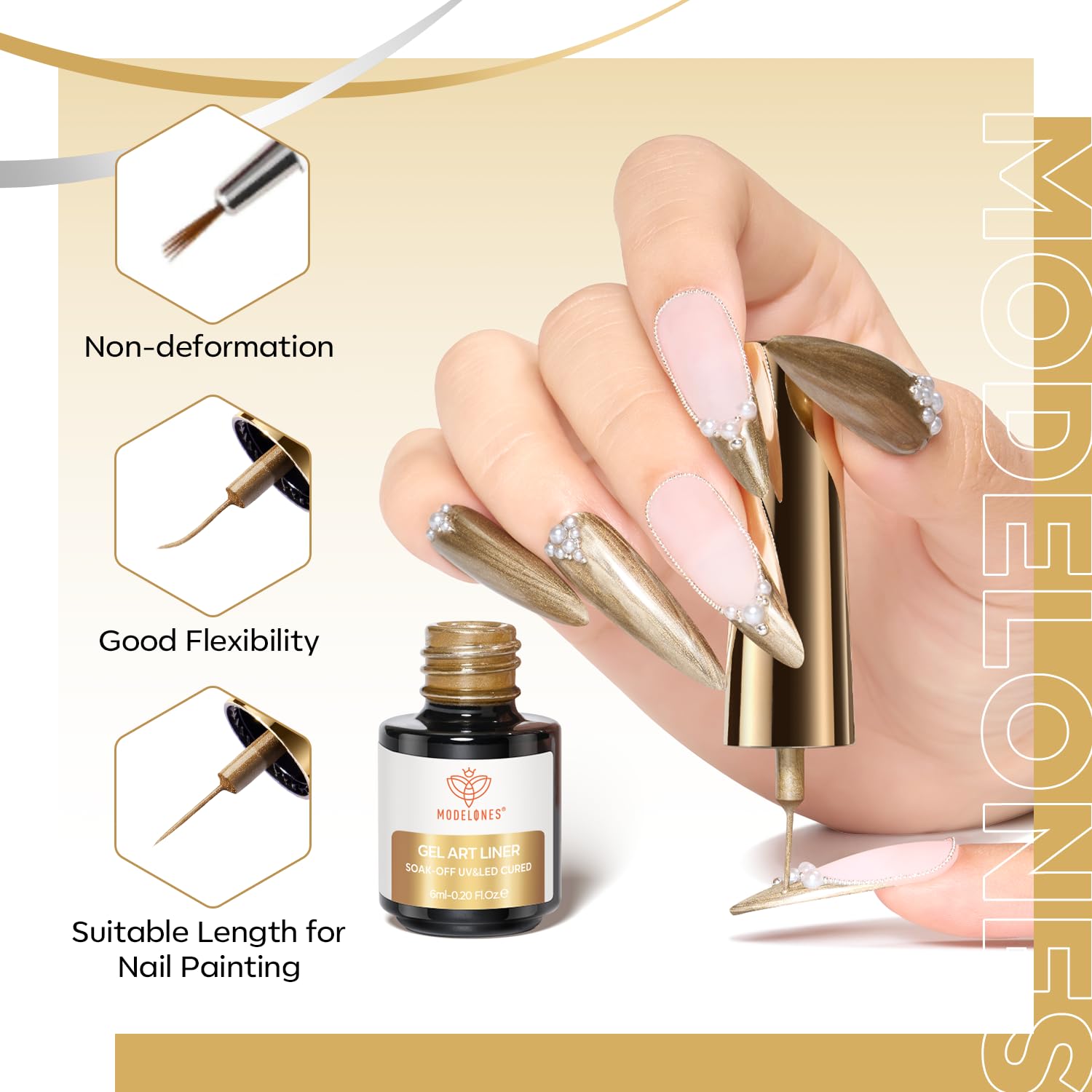 Modelones flexible brush supports smooth, self-leveling application