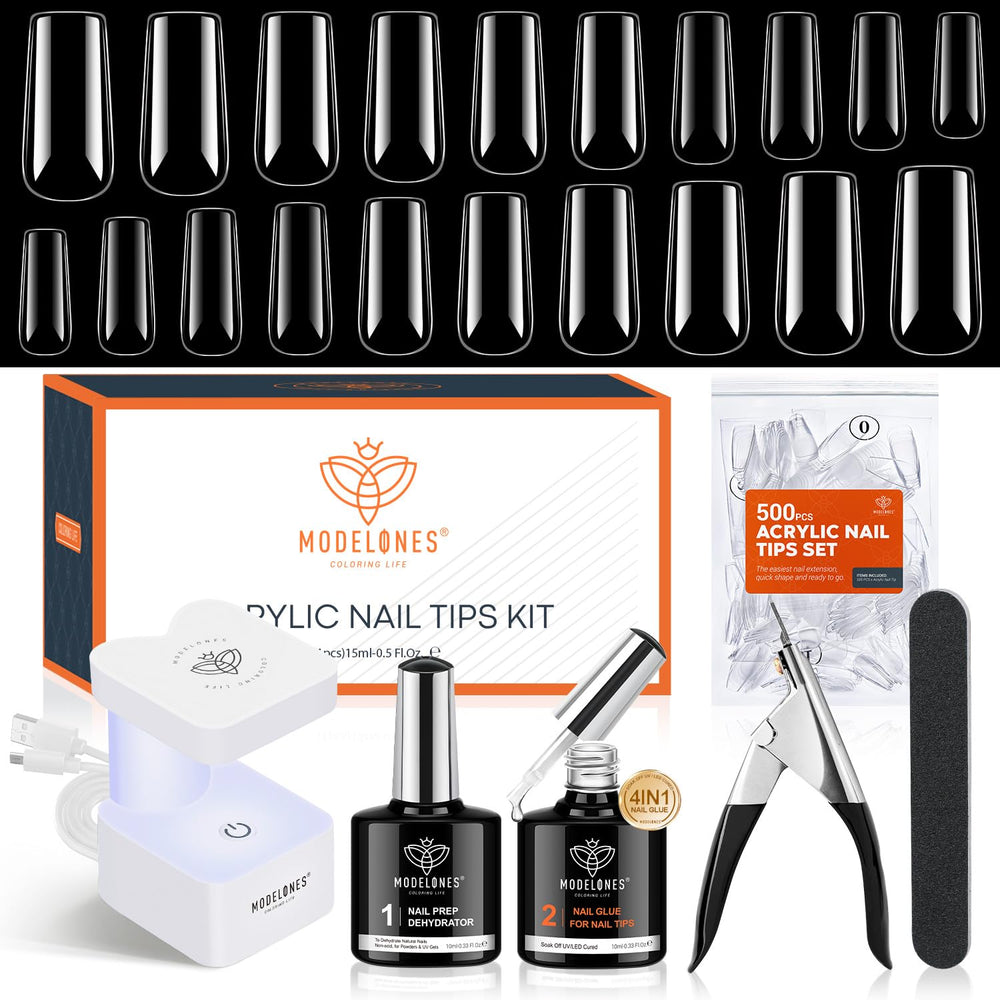 Modelones gel nail kit box showing at-home salon-quality nails