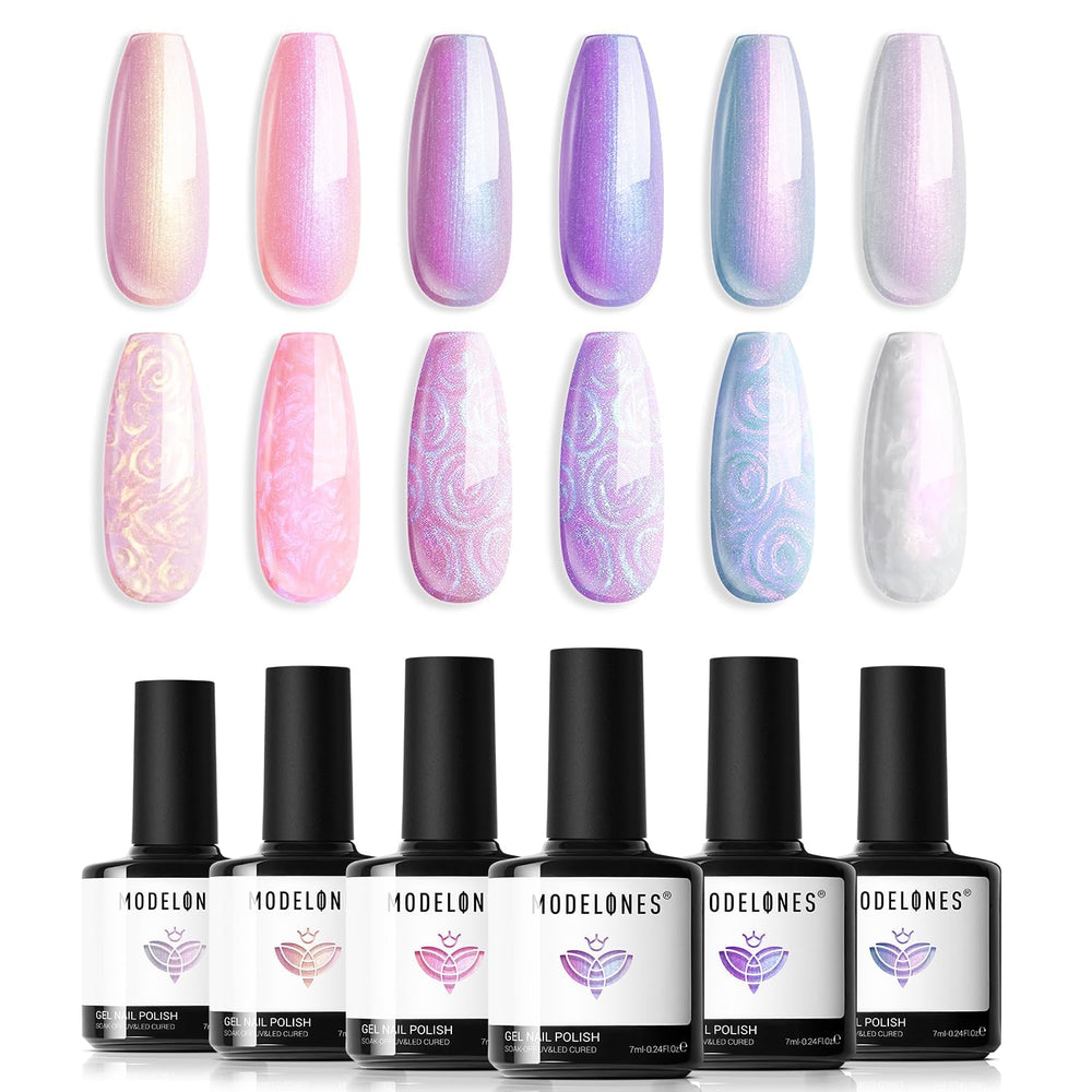 Modelones gift-ready nail-art kit ideal for holidays.