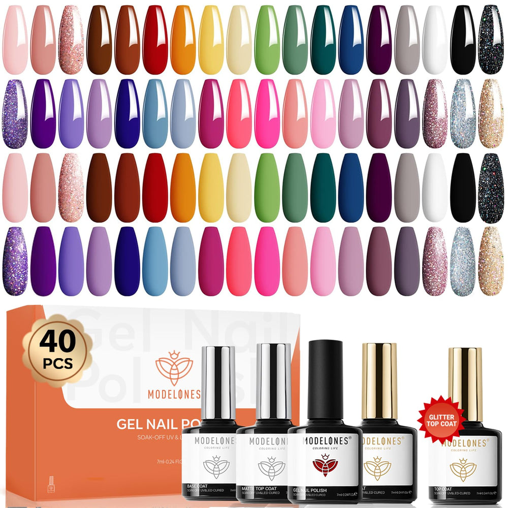 Modelones gift-ready nail art kit image suitable for holidays.