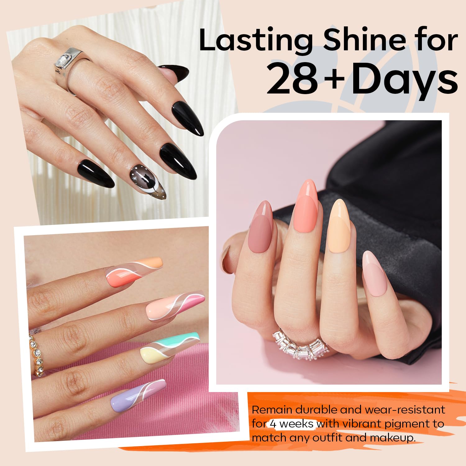 Modelones Glitter Top Coat bottle adds sparkling finish for festive nails
