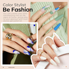 Modelones Glossy Top Coat bottle delivers high-shine, durable gloss