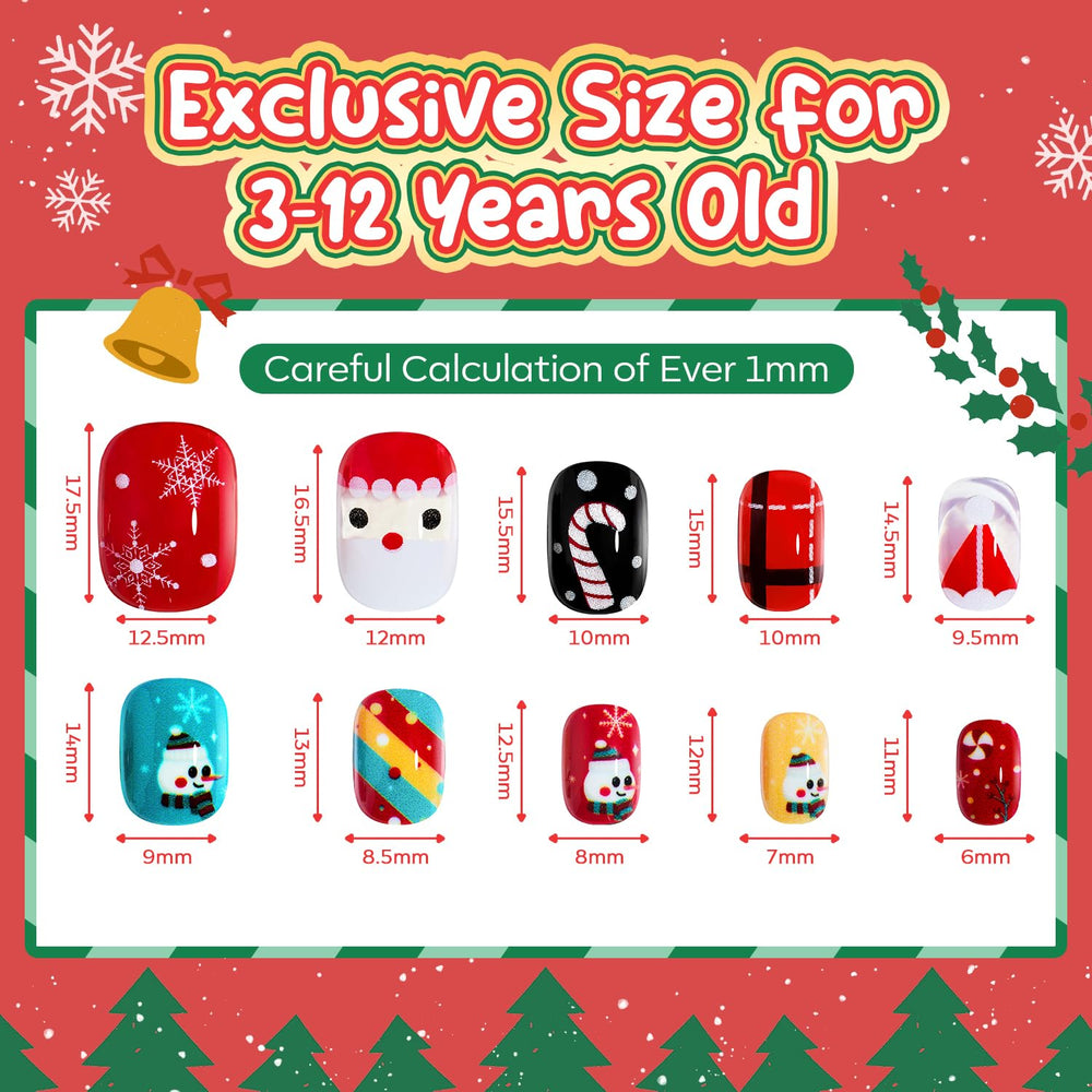 Modelones nails in 12 sizes ensuring a comfy finger fit