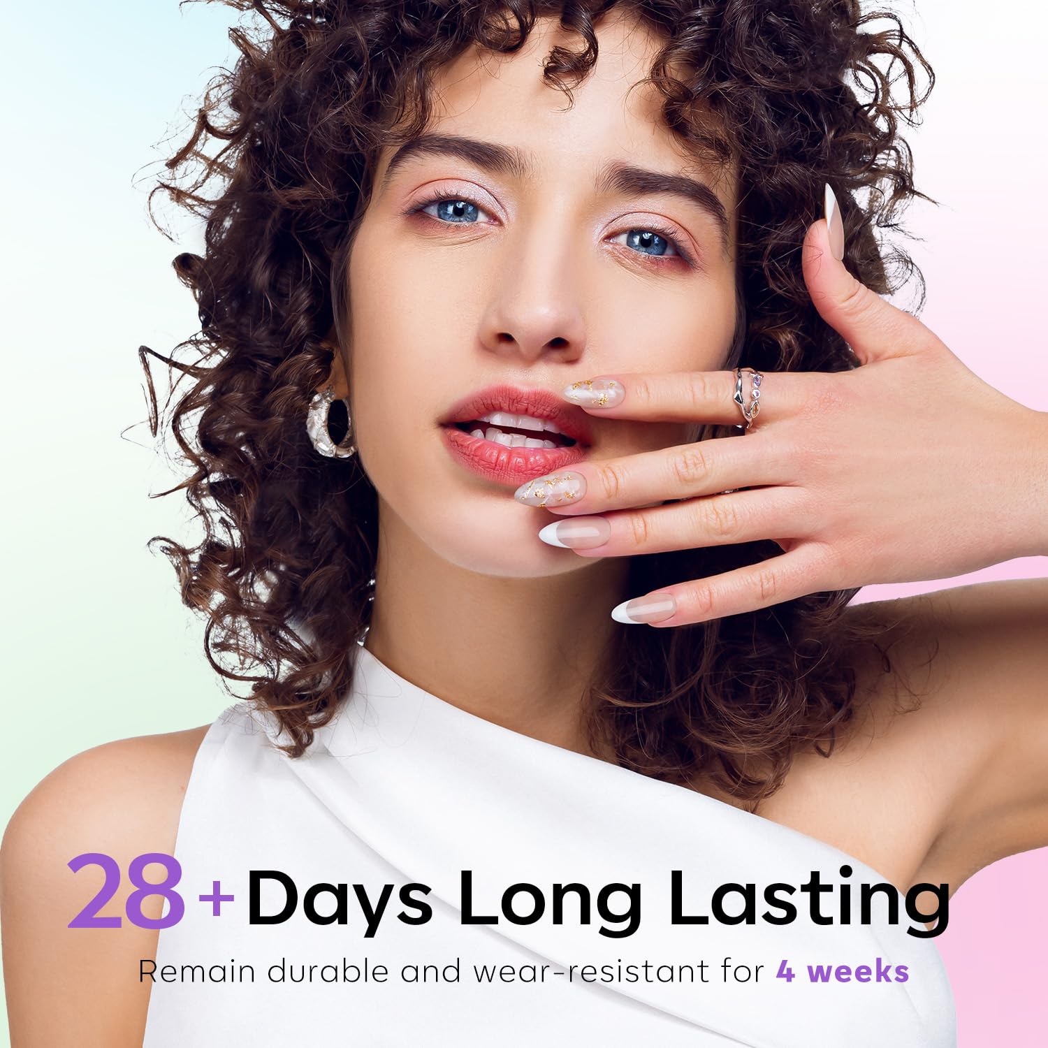 Modelones LED-drying demo showing quick 30-second cure for home manicures