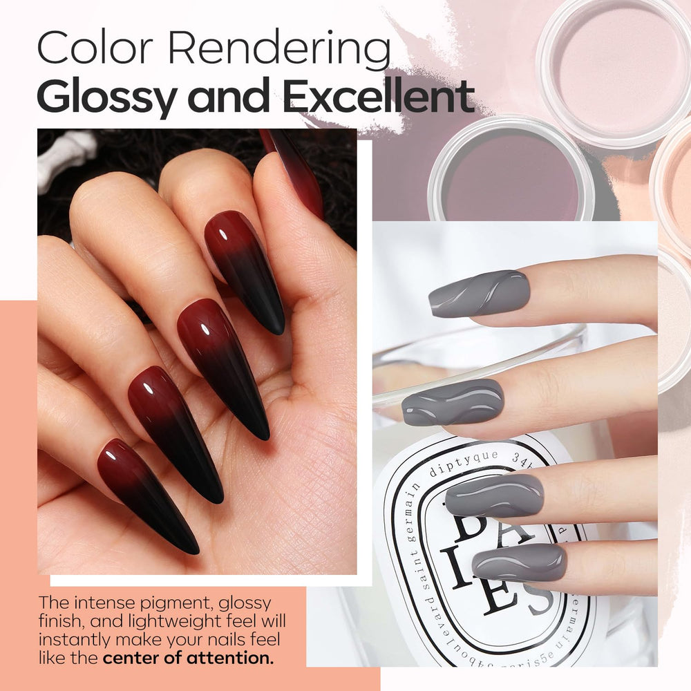 Modelones liquid set bottles show bond, base, activator, and top coat for easy at-home manicures.