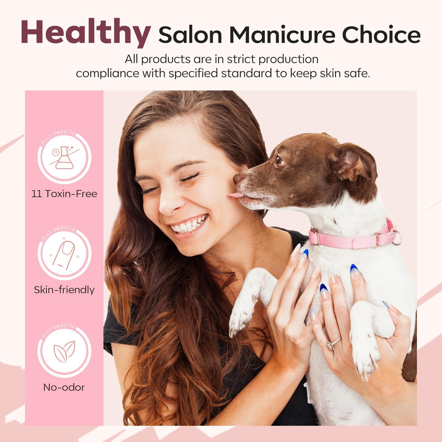 modelones long-lasting poly gel nails lasting up to four weeks