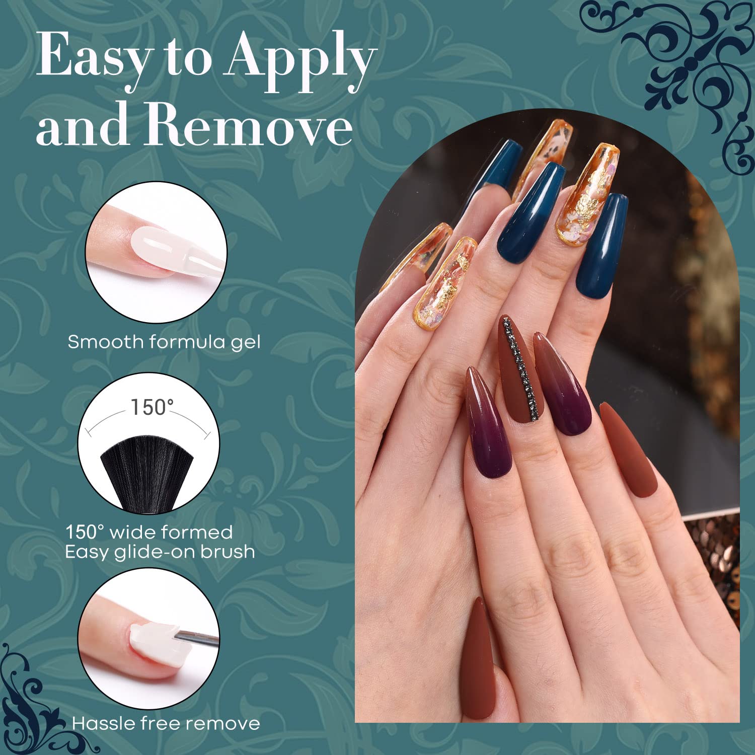 Modelones Morandi shades swatches ready for fall manicure inspiration