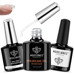 Modelones Nail Dehydrator bottle preps nails for stronger adhesion and longer wear.