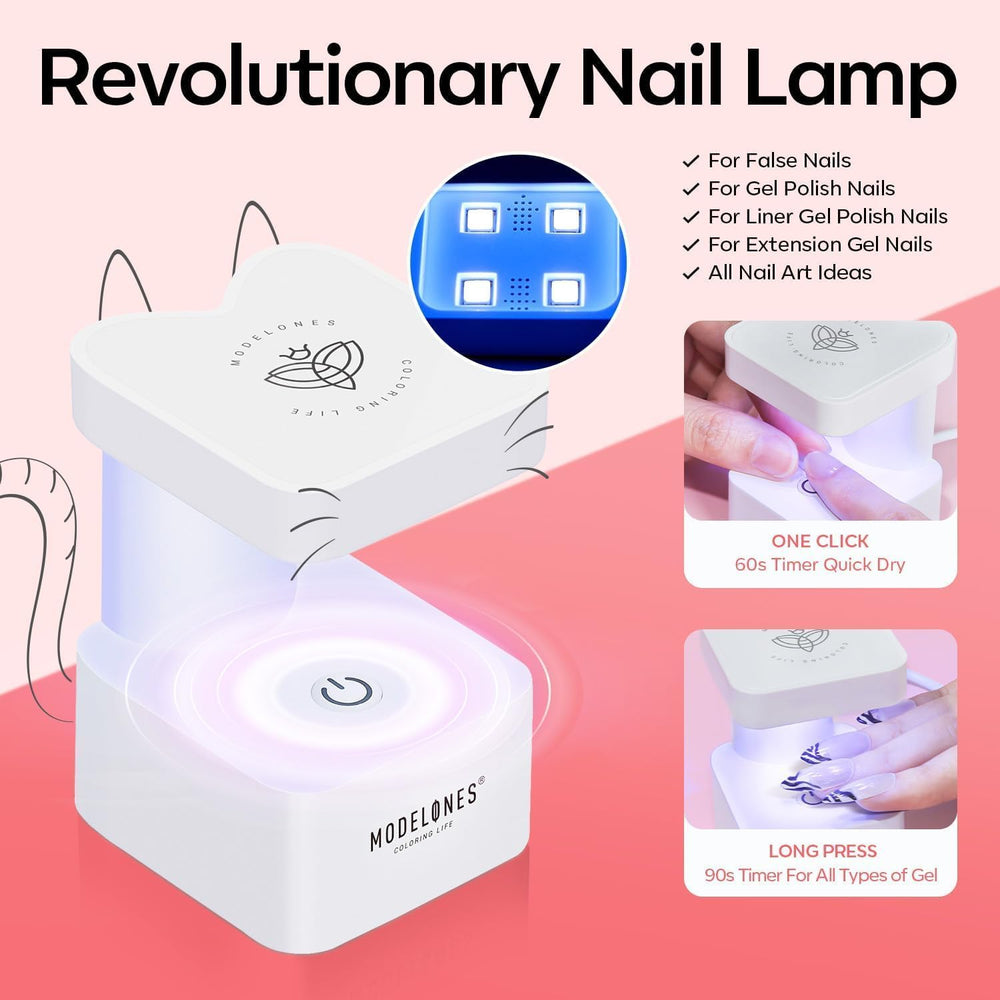 Modelones nail dehydrator highlights prep for better adhesion