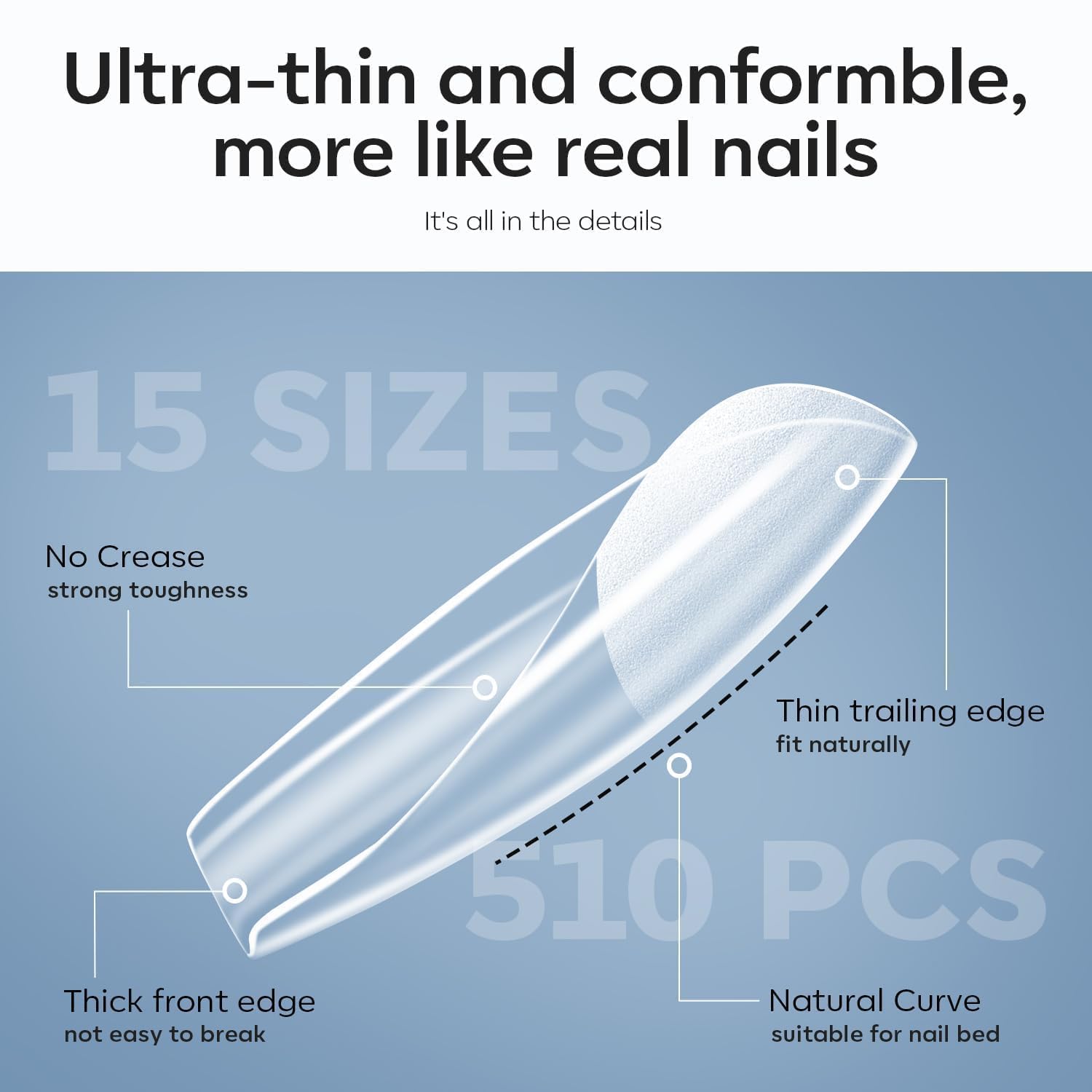 Modelones nail file smooths edges for salon like finishing