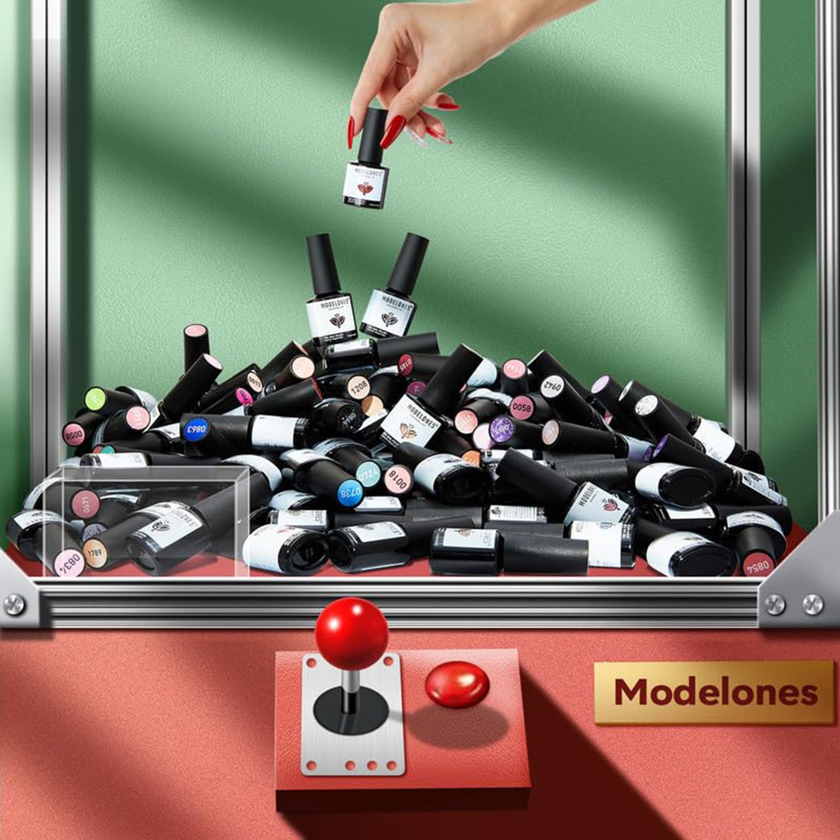 Modelones neon color palette highlights bold options for creative looks.