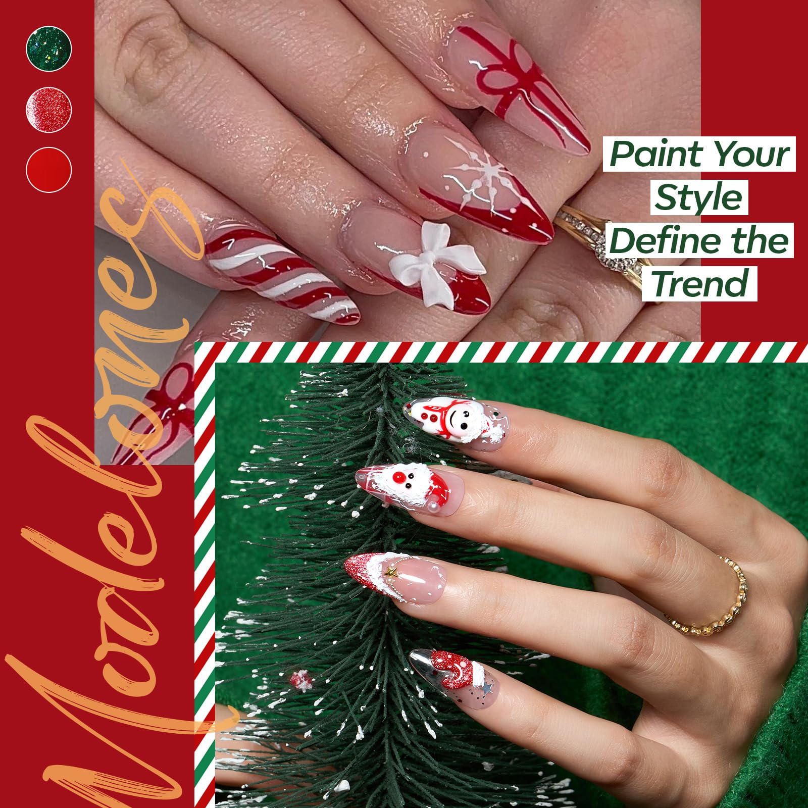 Modelones nail tips clipper cuts tips for precise extensions