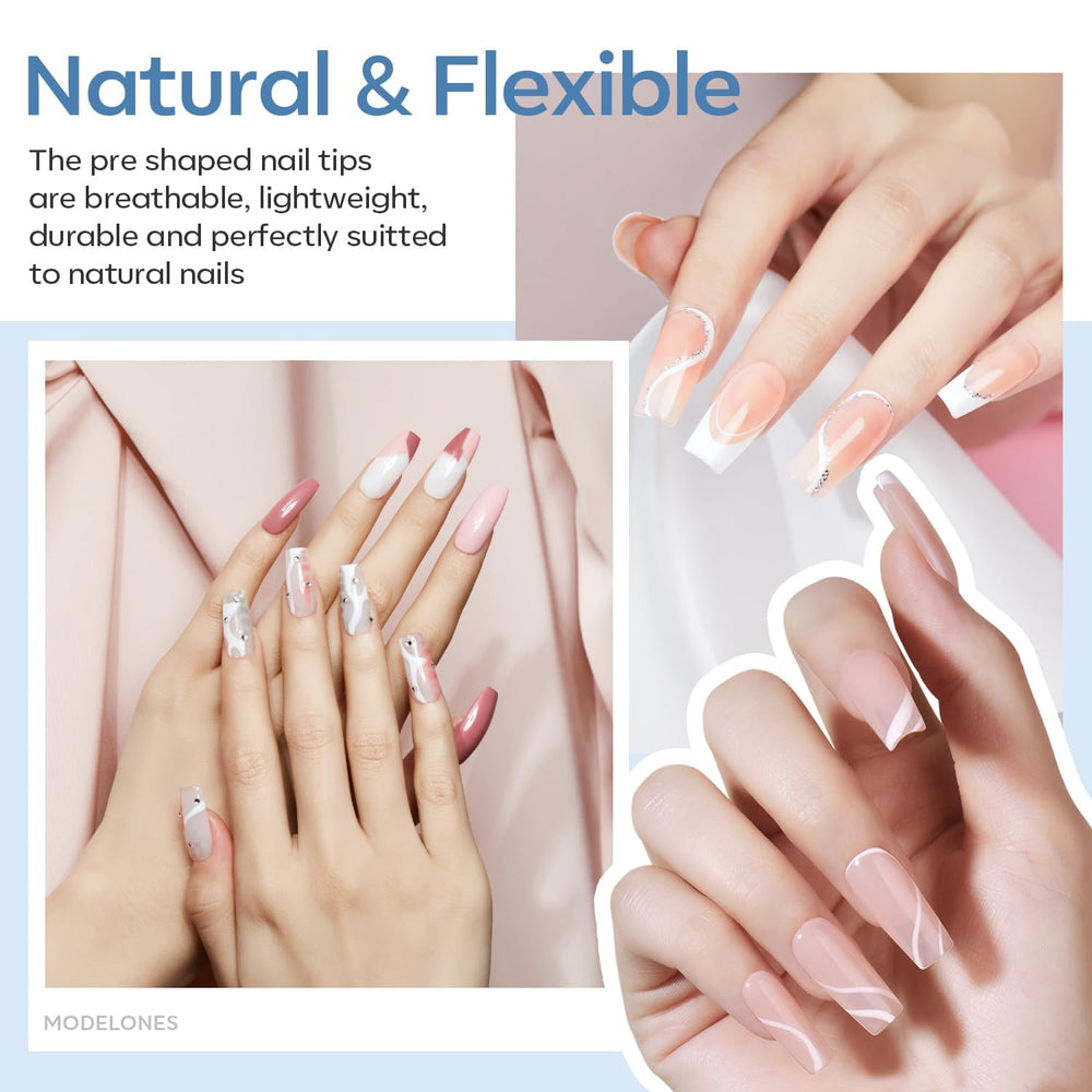Modelones nail tips clipper for precise shaping and trimming