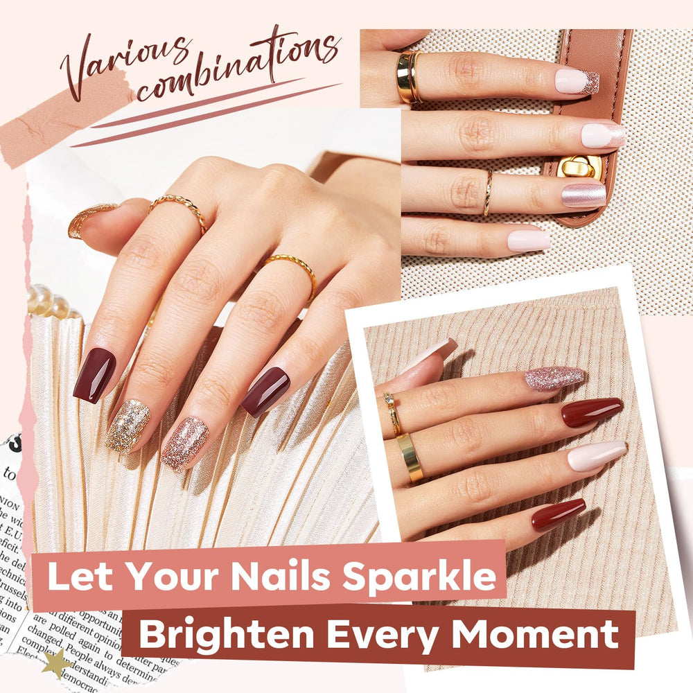 Modelones nude brown palette ideal for office nails and quick tweaks
