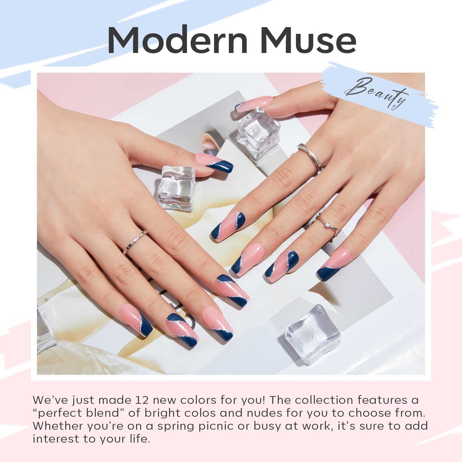 Modelones gel under lamp for quick 90-second cures.