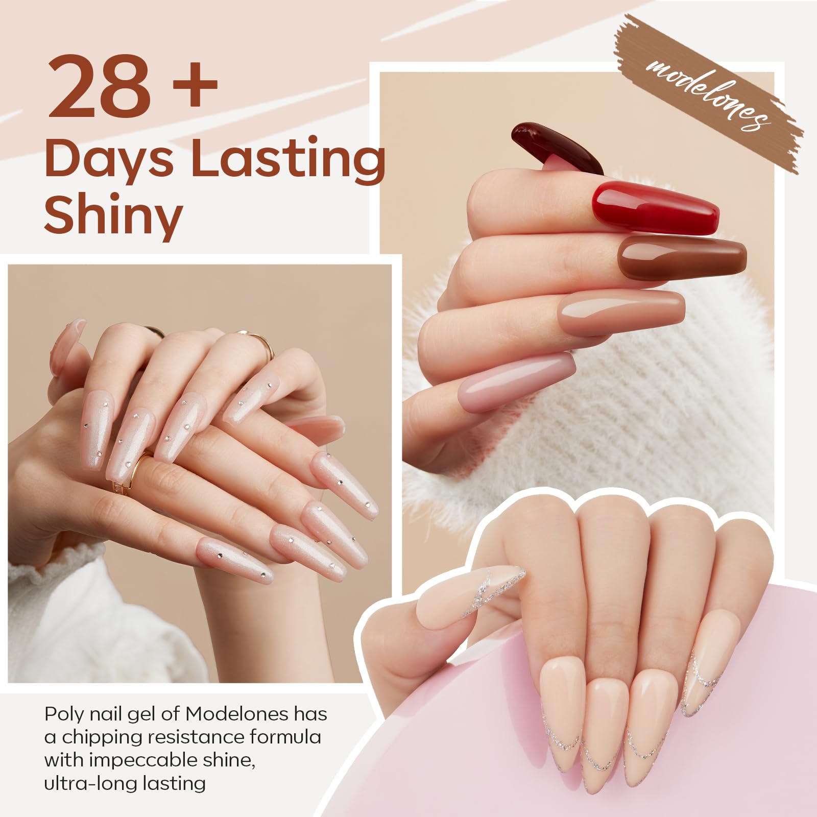modelones red classics provide bold salon-quality accent nails at home