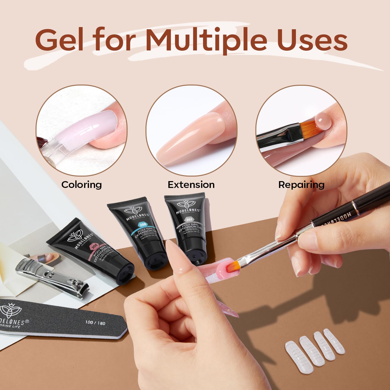 modelones salon-at-home kit enables easy DIY manicures