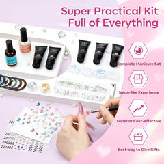 Modelones base and top coats provide smooth finishes and longer wear.