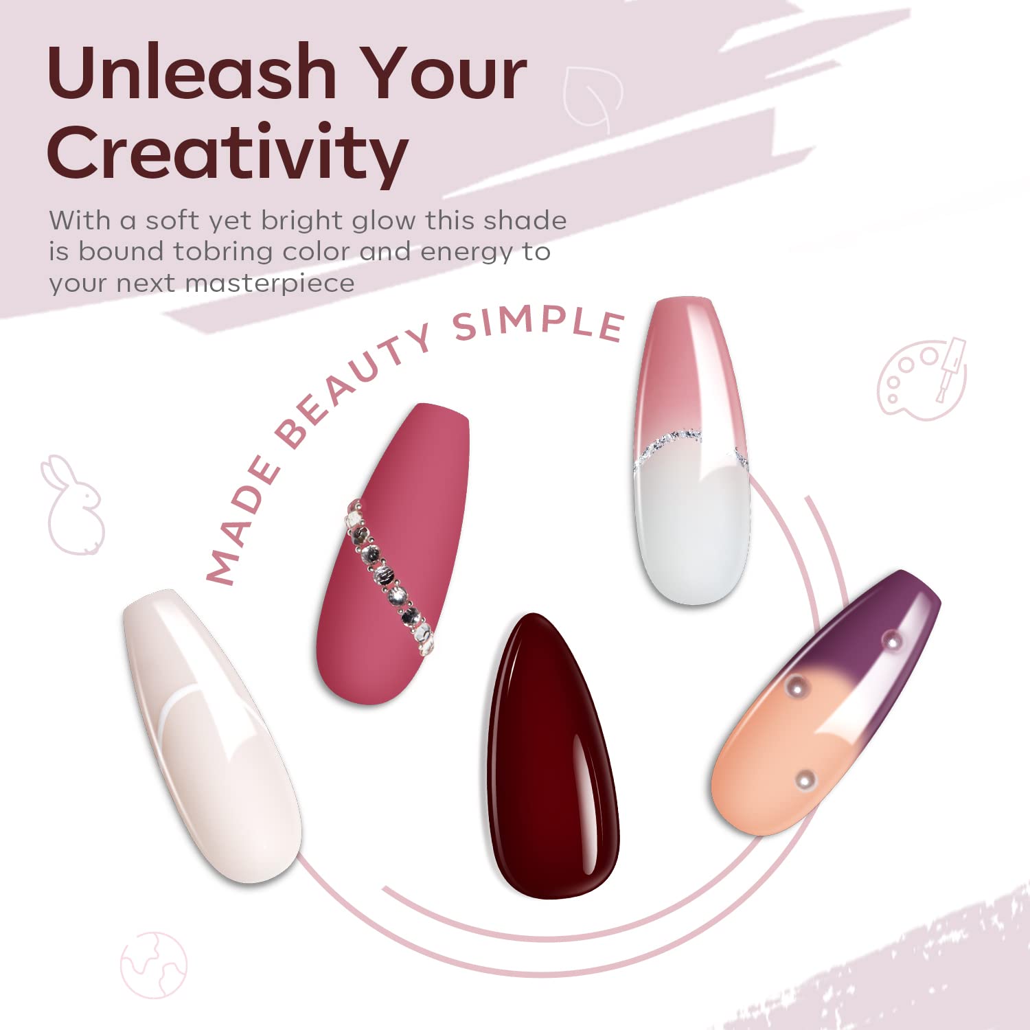 Modelones at‑home DIY kit image showing easy gel application steps