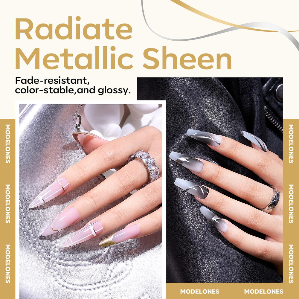Modelones precision 0.1mm tip enables crisp lines in nail art